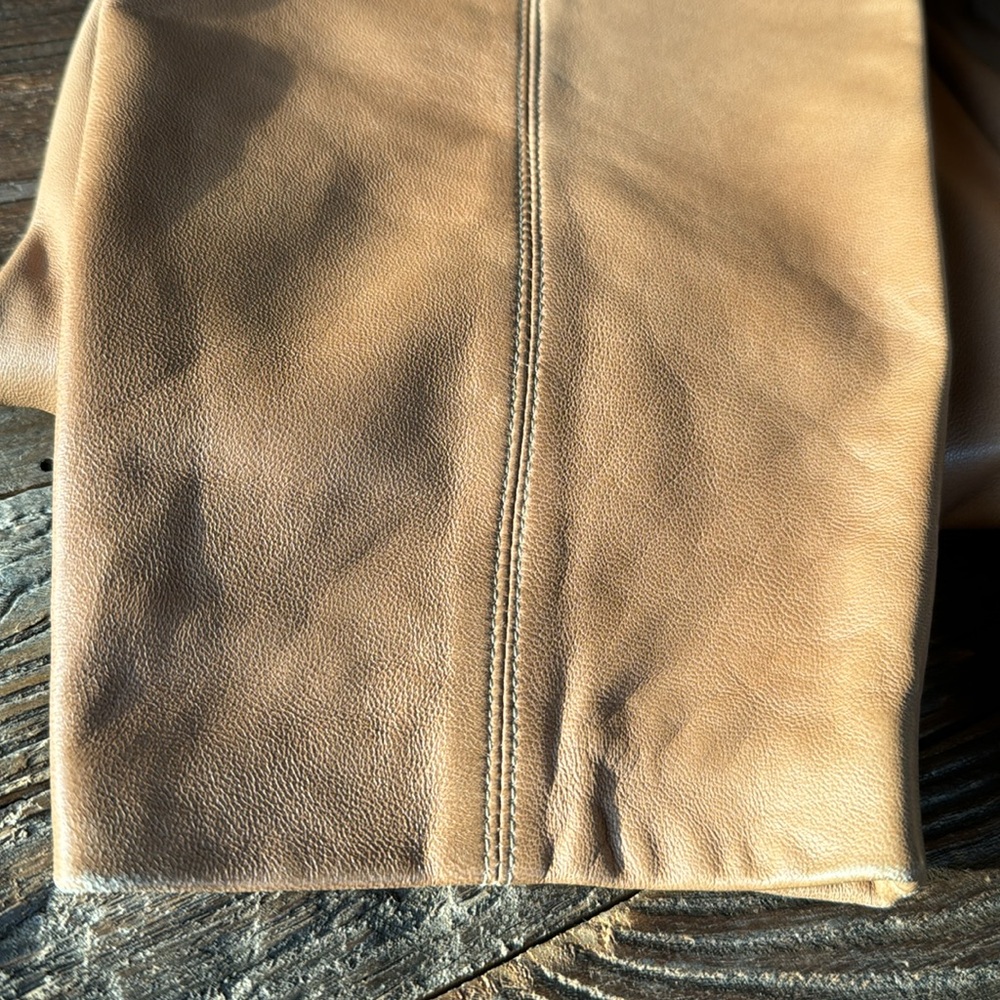 Vintahe Sema camelleather pleated pants EVC size 28 - Picture 7 of 13